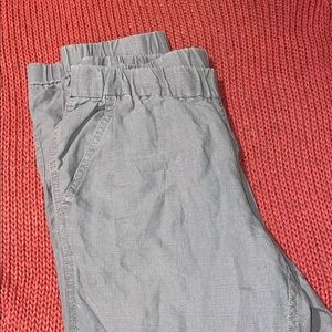 j crew linen joggers